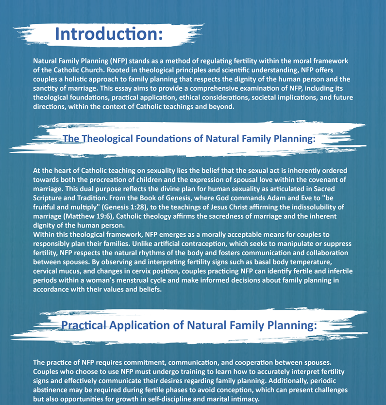 Natural Family Planning (NFP)